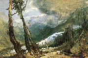 William Turner, Glacier and source of the Avyron, Chamonix